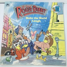 Who Framed Roger Rabbit Make the World Laugh A Golden Look Book 1988 Vintage - £3.93 GBP