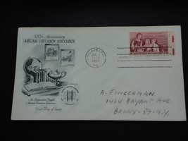 1957 National Education Association First Day Issue Envelope Stamp NEA T... - $2.50