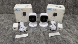 2 x Blink Mini Indoor Plug-in Day &amp; Night HD  2-Way Audio Smart Security... - $37.99