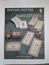 Green Apple Beatrix Potter Miniatures Cross Stitch Book 1991 Vintage Patterns - £26.04 GBP