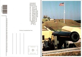 South Carolina Sullivans Island Fort Moultrie Canon American Vintage Postcard - £7.51 GBP