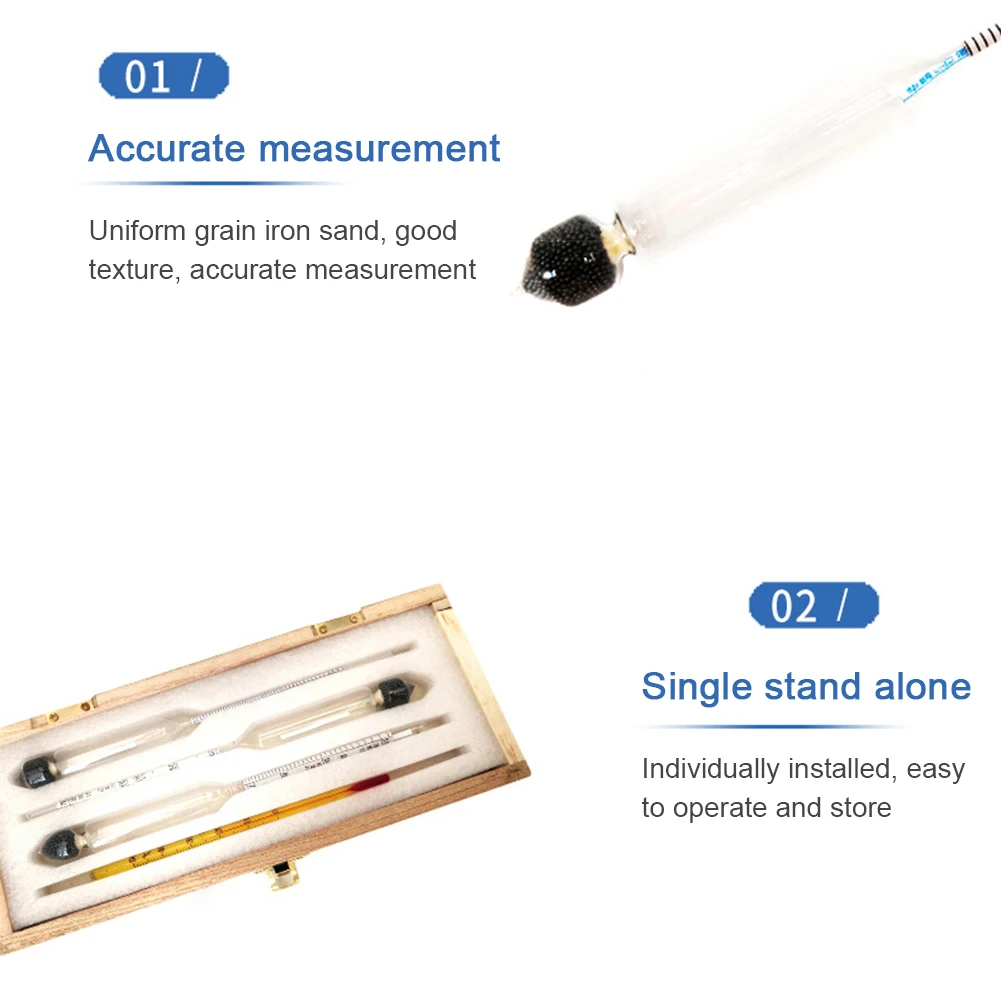 Liquor Home Brew Measuring Tool Spirit With en Box Accurate Wine r Concentration - $209.35