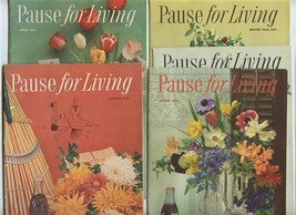 5 Pause for Living Coca Cola Autumn 1955 Spring Summer Winter 1960 Sprin... - $14.85