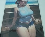 Uta One Piece Red #053 Double-sided Art Board Size A4 8&quot; x 11&quot; Waifu Card - $39.59