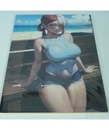 Uta One Piece Red #053 Double-sided Art Board Size A4 8&quot; x 11&quot; Waifu Card - £30.92 GBP