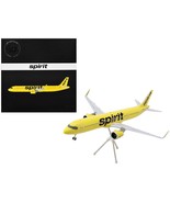 Airbus A321neo Commercial Aircraft &quot;Spirit Airlines&quot; (N702NK) Yellow &quot;Ge... - $2,698.23 MXN