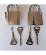 2 X ABLOY PL 330/25T PROTEC 2 Keyed Alike Padlocks With 4 Keys Total - $336.43 CAD