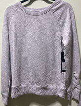 NWT 90 Degree by  Reflex Long Sleeve Women’s Sweatshirt Grey -size XS - £15.18 GBP