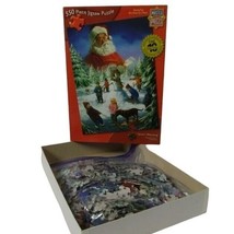 MasterPieces Santas Watching 550 Piece Jigsaw Puzzle 100% Complete Christmas - £9.56 GBP