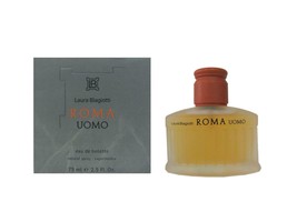 Roma Uomo By Laura Biagiotti for Men 2.5 oz / 75 ml Eau De Toilette Spray NIB - $32.95