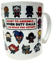 Moonpig Marvel Avengers Assemble Superheroes 12oz Orca Coatings Ceramic Mug - £11.95 GBP