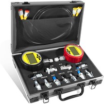 With 2 Hydraulic Pressure Gauges Measuring 70Mpa/10000 Psi, 2 Test Hoses, 9 - £295.77 GBP