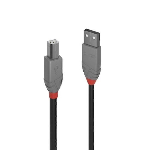 Lindy USB-A 2.0 to USB-B Cable Anthra Line - 0.2m - $14.48