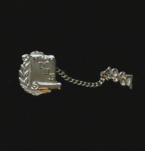 Vintage Notre Dame High School Pin with Chain 1967 Pin Gold Tone Graduation - £19.54 GBP