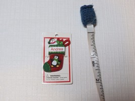 Itsy Bitsy Stocking Ornament name Andrea Mini Ganz personalized Christmas gift - £5.75 GBP