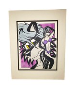 Original Drawing &quot;At a Glance&quot; Derrick Dasenbrock 1995 1/3 Furry Anthrop... - $319.78 CAD