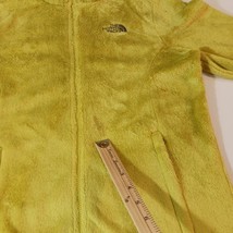 The North Face FT147 Women's Lime Yellow Long Sleeve Fleece Full Zip Jacket Sz M image 7