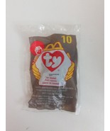 New 1998 McDonalds Happy Meal Toy #10 TY Teenie Beanie Babies ZIP. - $90.90 MXN
