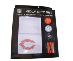 Chicago Bears NFL Regulation Size Golf Balls Tees White Microfiber Towel... - $31.68