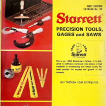1979 Starrett Tools Gages Saws Catalog 1st Edition Industrial PB Book VT... - $164.50 MXN