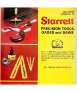 1979 Starrett Tools Gages Saws Catalog 1st Edition Industrial PB Book VT... - $164.50 MXN