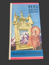 Vintage 1950 Wagons-Lits/Cook Travel Brochure Peru Bolivia Ecuador - $564.31 MXN