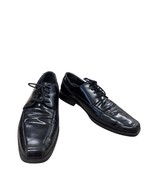 Stacy Adams Mens Black Leather Oxfords Dress Shoes 10.5M SKU 7337 - $27.10