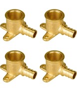 Sungator 4-Pack Pex Drop Ear Elbow 1/2&quot;, No Lead Brass Fittings, Upc, As... - $52.80 CAD