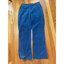 Brooks Brothers 346 Size 4 Womens Corduroy Pants Blue Cotton Stretch - $19.40