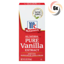 6x Packs McCormick Pure Vanilla Flavor Extract | 4oz | Madagascar Vanilla Beans - £102.12 GBP