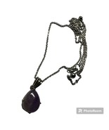 Vintage Sterling Silver 925 Amethyst Spirit Quartz Pendant - €129,10 EUR