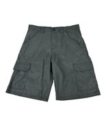 Wrangler Boys 18 Regular Gray Cargo Shorts With Button &amp; Zipper Closure - $14.00