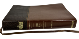 The Message Bible Numbered Edition - 2-tone Brown Bonded Leather - $46.55