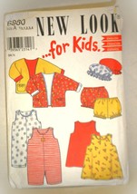 New Look for Kids 6880 Sewing Pattern Romper Dress Jacket Hat Five Sizes in One - £7.73 GBP