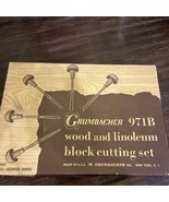 Grumbacher  wood and  linoleum block cutting set 971 B - $46.75