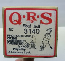 Qrs Word Player Piano Roll Who Takes Care Of The Caretaker&#39;s Daughter 3140 Euc - £7.46 GBP