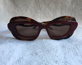 Dolce &amp; Gabbana Dg 4069 Cats Eye Red Tortoise Sunglasses New - £75.17 GBP