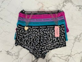 Juicy Couture JC9695 Intimates 5-Pack Boyshort Cheeky Panties ( 1X ) - $69.27