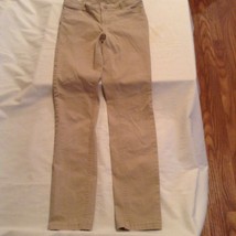 Justice pants Size 16 super skinny simply low khaki uniform pants girls - $10.99