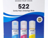 EPSON T522 EcoTank Ink Ultra-high Capacity Bottle Color Combo Pack NEW 2... - £19.16 GBP