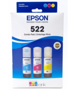 EPSON T522 EcoTank Ink Ultra-high Capacity Bottle Color Combo Pack NEW 2... - £19.06 GBP