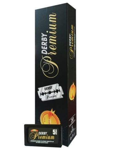 100 Derby Premium Super Stainless Double Edge Safety Razor Blades - $12.99