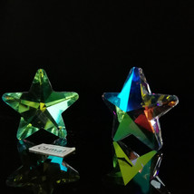 10PC 29mm Star ABcolor Crystal Prism Pendant Bead SunCatcher Charms Ornament DIY - $21.21