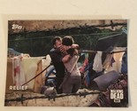 Walking Dead Trading Card 2018 #74 Relief Andrew Lincoln Sarah Wayne Cal... - $1.97