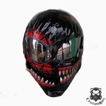Spidermann Venomm custom motorcycle helmet ECE &amp; DOT - £944.29 GBP