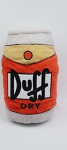 Simpsons Duff Dry Beer Can Pillow 14&quot; Large Plush Universal Studios - £10.06 GBP