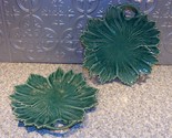 Marfield by Steubenville Toast Plates Speckled Blue - 2 Vintage 1940&#39;s - $26.99