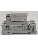 Italiana Rele F15A Relay 12VDC, 8A, 250VAC w/ ZMEP/3 Socket - $8.69
