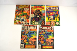 Strange Tales #144 175 182 186 (x2) (Marvel, 1966, 74-76) Lot of 5 Comic Books - $58.04