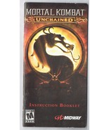 Mortal Kombat Unchained PSP PlayStation Portable Manual Only - $190.13 MXN
